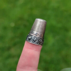 Sterling Silver  Thimble